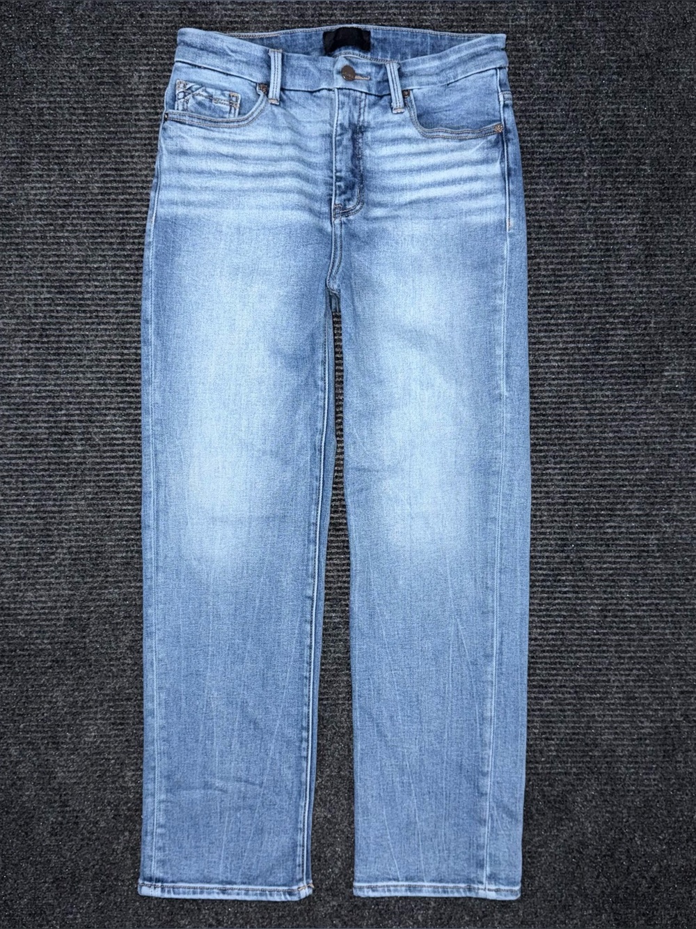 Buckle Black Fit No 75 Cropped Straight Stretch Jeans 27x27.5 High Rise BBW1283A